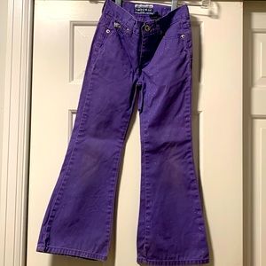 Limited Too Girls Purple Jeans Slim 6